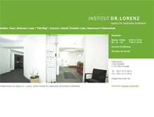 Tablet Screenshot of institut-lorenz.de